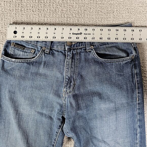 Calvin Klein‎ Jeans Straight Leg Mens Size 32X27.5 Blue Denim Medium Wash - Picture 5 of 8